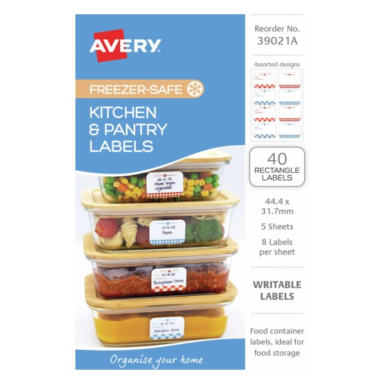Kitchen & Pantry Labels 39021A
