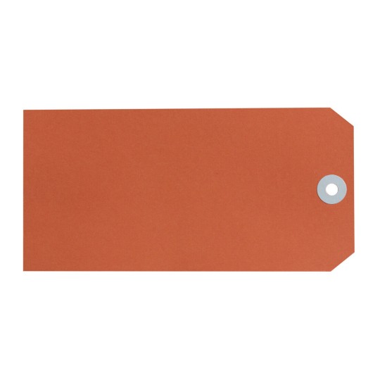 Orange Shipping Tags, Size 8 18170