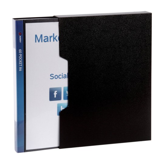 Black Insert Cover Display Book 47937