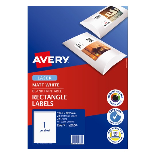 Matt Photo Quality Multi-Purpose Labels 959770