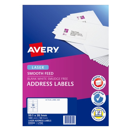 Address Labels with Smooth Feed 959304