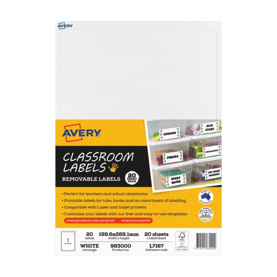 Classroom Labels 983000