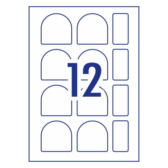 Avery Assorted Shoe Labels 40705