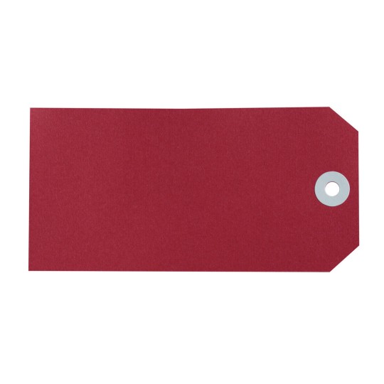 Red Shipping Tags, Size 6 16110
