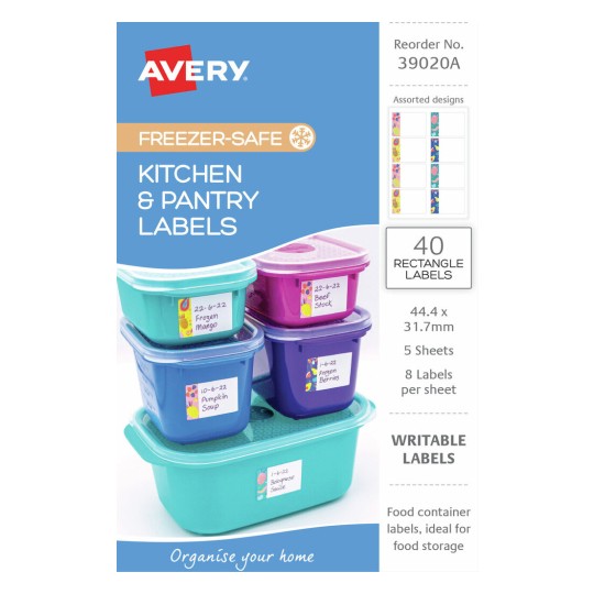 Kitchen & Pantry Labels 39020A