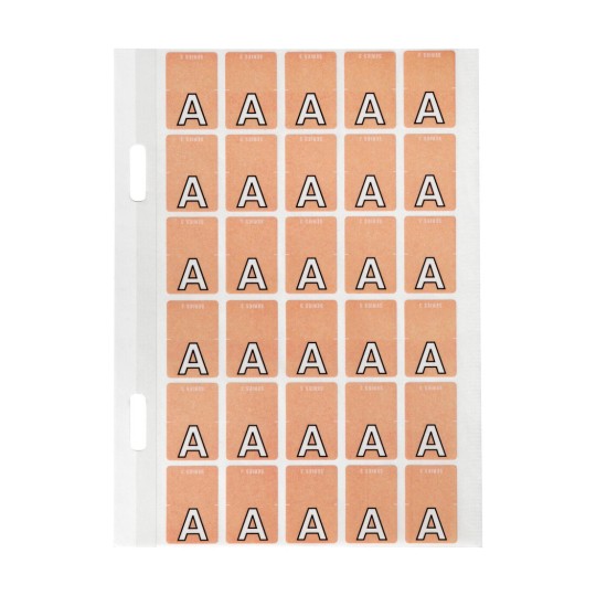 A Top Tab Colour Coding Labels 44401