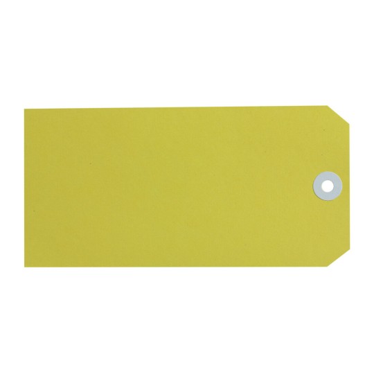 Yellow Shipping Tags, Size 8 18140