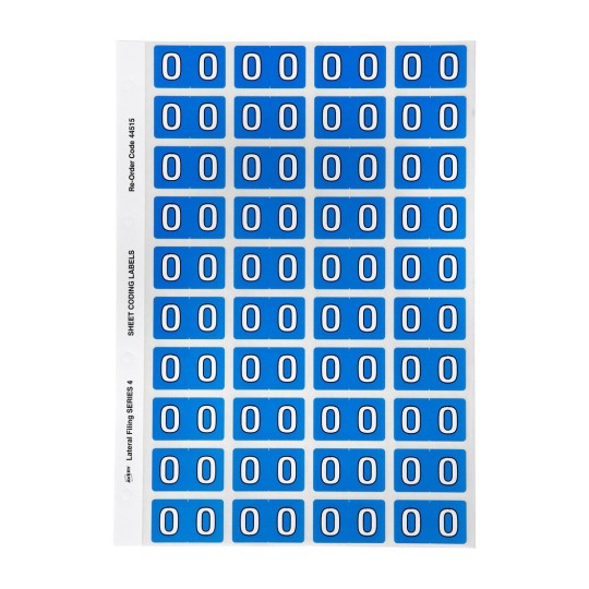 O Side Tab Colour Coding Labels 44515
