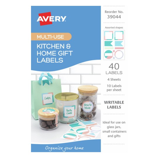 Kitchen & Home Gift Labels 39044