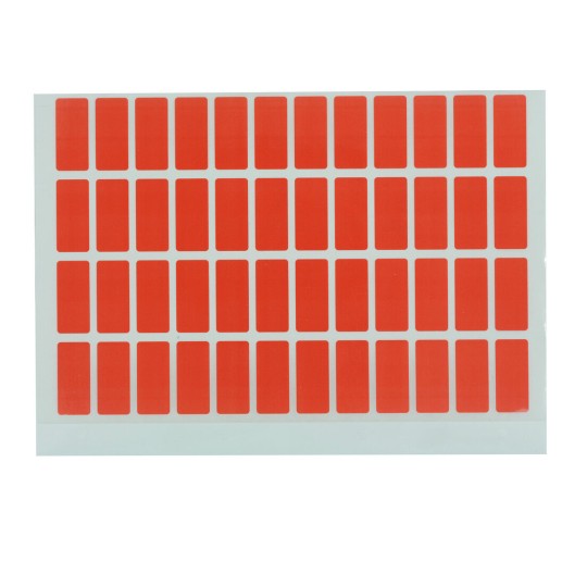 Orange Colour Coding Labels 44544