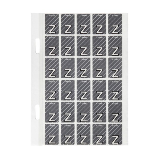 Z Top Tab Colour Coding Labels 44426