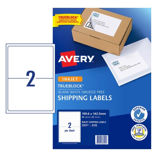 shipping labels parcel labels avery australia