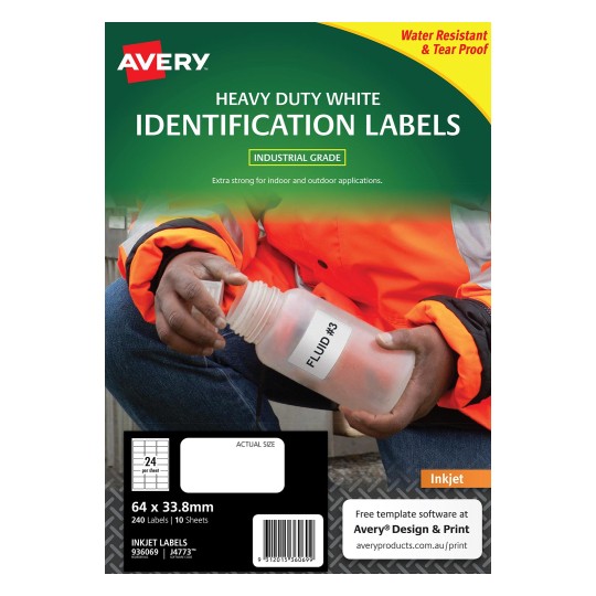 White Heavy Duty Labels | 936069 | Avery Australia