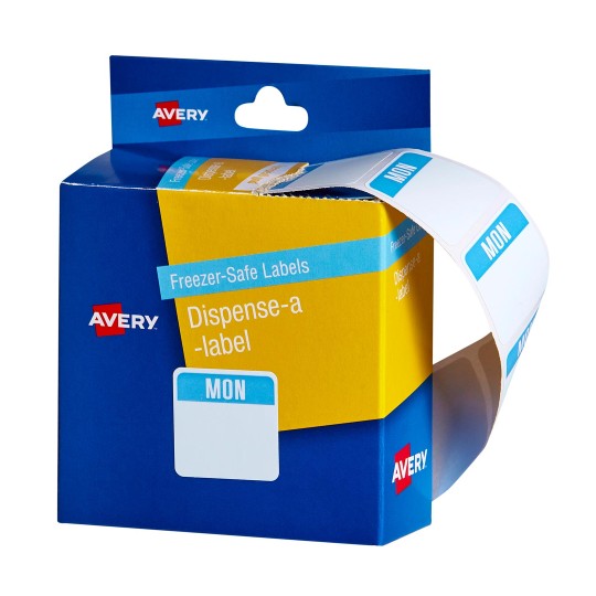 Freezer & Fridge Safe Day Labels | Roll Dispensers | Avery Australia
