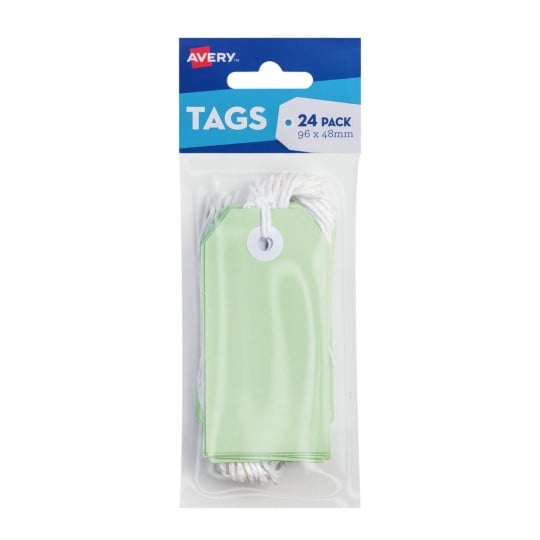 Green Tags with String 13203