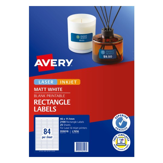 Permanent Multi-purpose Labels | 959018 | Avery Australia