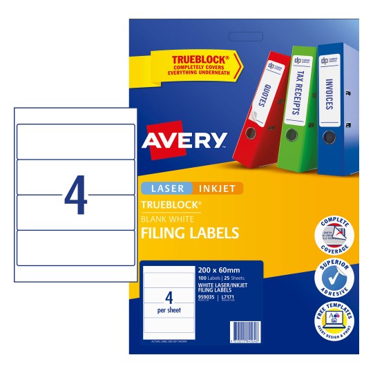 File Folder Organisation Labels Avery Australia