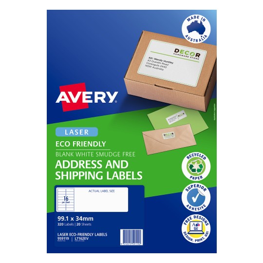 Eco Friendly Labels | 959119 | Avery Australia