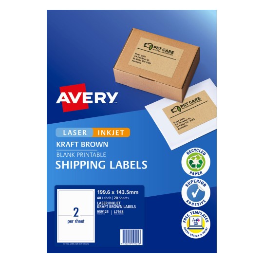Shipping Labels | 959125 | Avery Australia
