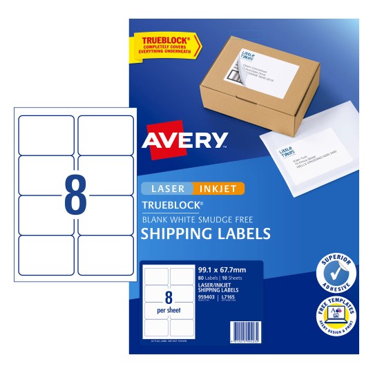 shipping labels parcel labels