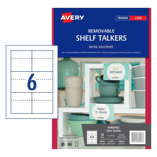 shelf talker template shelf talker 980047 avery australia shelf talker template shelf talker 980047 avery australia