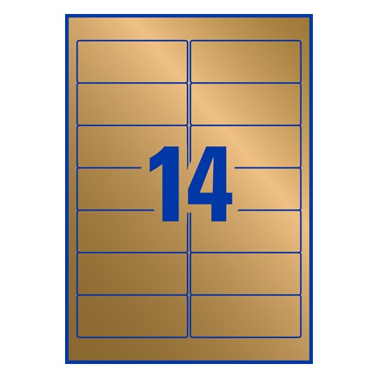 Avery Gold Rectangle Labels | 980070 | Avery Australia