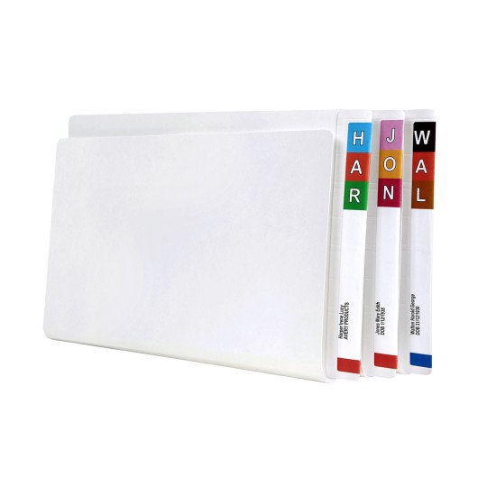 White Shelf Lateral File with Spiral Spring Transfer 46512