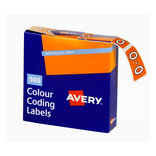 O Side Tab Colour Coding Labels 43215