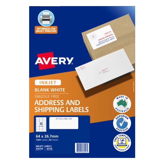 Quick Peel Address Labels with Sure Feed 936106