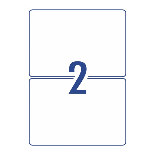 White Heavy Duty Labels 959068 199.6 x 143.5 mm