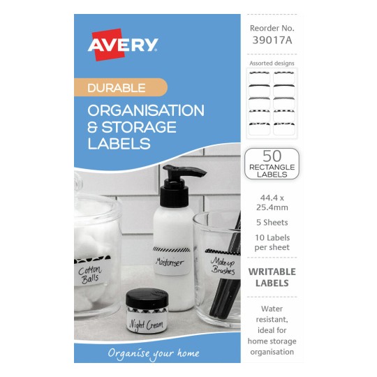 Organisation & Storage Labels 39017A
