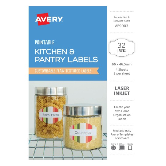 Kitchen Pantry Labels Ae9003 Avery Australia