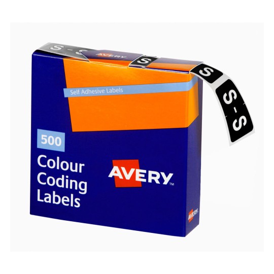 S Side Tab Colour Coding Labels 43219