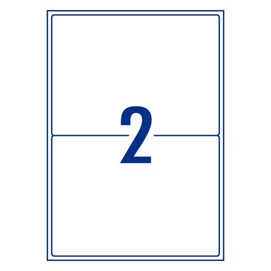 White Heavy Duty Labels 959193 199.6 x 143.5 mm