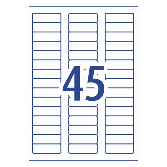General Use Labels 938212 58 x 17.8 mm