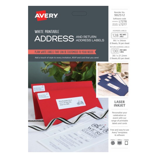 Address Labels Kit 982512