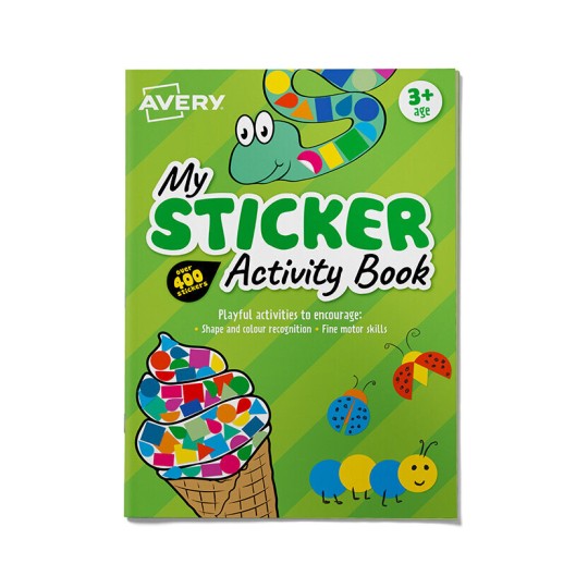 Avery Green Sticker Activity Book, Ages 3+ 620002