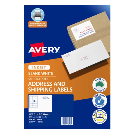 Quick Peel Address Labels with Sure Feed 936096