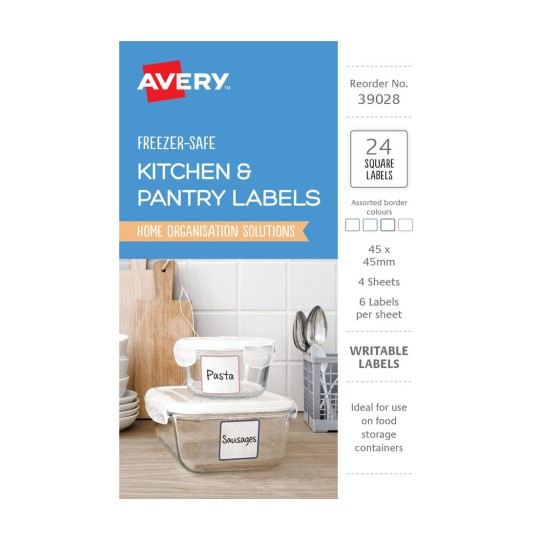 Freezer-Safe Kitchen Labels 39028