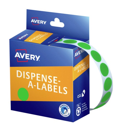 Green Dispenser Dot Stickers 937375