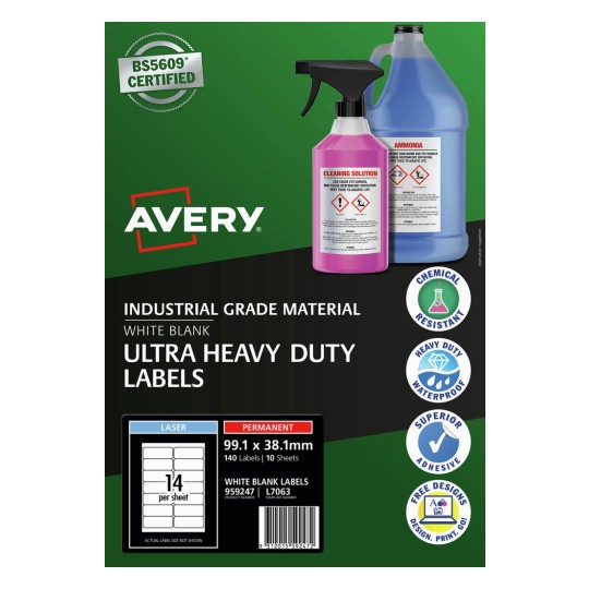 Ultra Heavy Duty Labels 959247