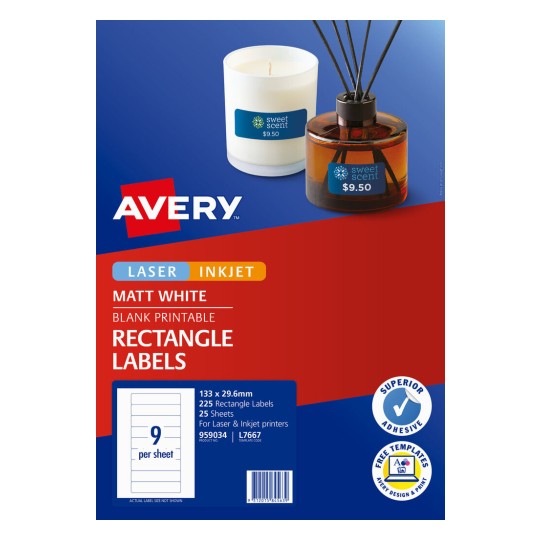 Permanent Multi-purpose Labels 959034