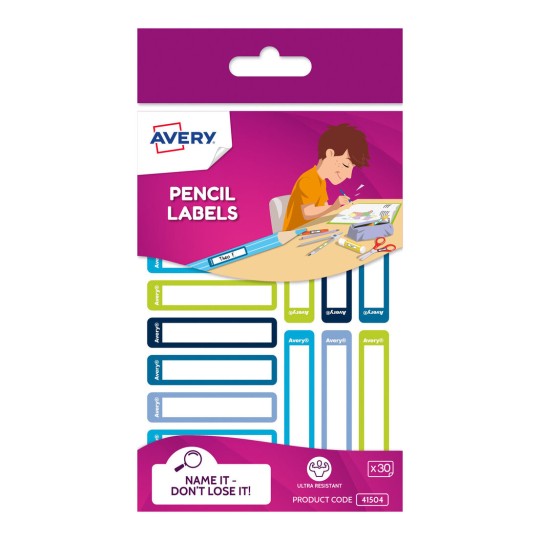 Kids Pencil Labels 41504