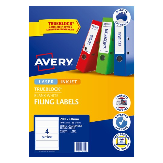 Filing Labels 959035