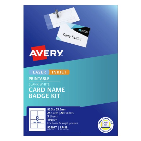 Card Name Badge Kit 959077