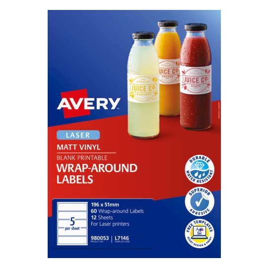 Durable Wraparound Labels 980053