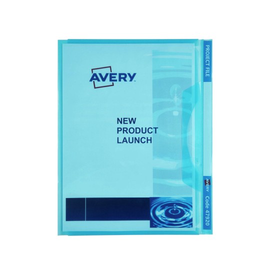 Blue Transparent Plastic Project File 47920