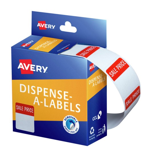 Sale Price Dispenser Labels 937255