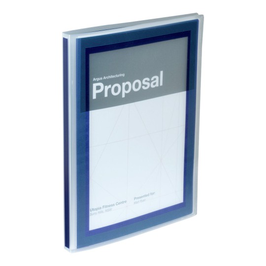 Blue Flexi-View Display Book 47693