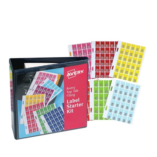 Top Tab Colour Coding Label Kit 43300